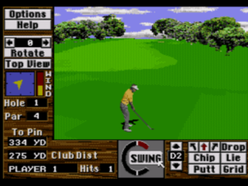 Links The Challenge of Golf screenshot 3 for Sega CD